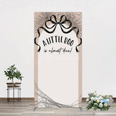 Aperturee - Aperturee Little Boo Almost Due Spider Web Rectangle Backdrop